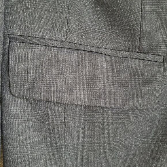 halogen plus size glen paid single button blazer charcoal grey size 16W - Picture 6 of 6